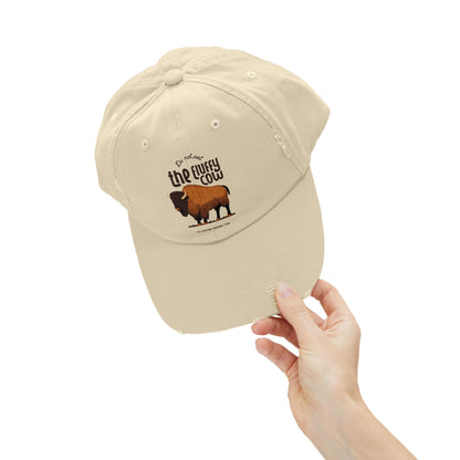 Do Not Pet the Fluffy Cow Distressed Hat